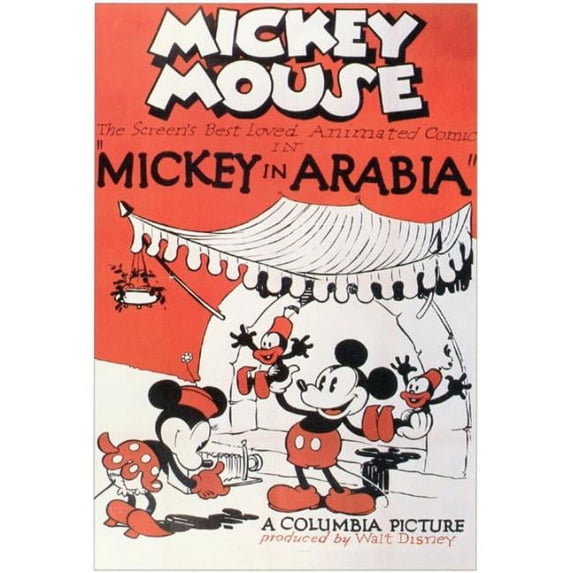 Posterazzi MOVGF5301 Mickey in Arabia Movie Poster - 27 x 40 in.