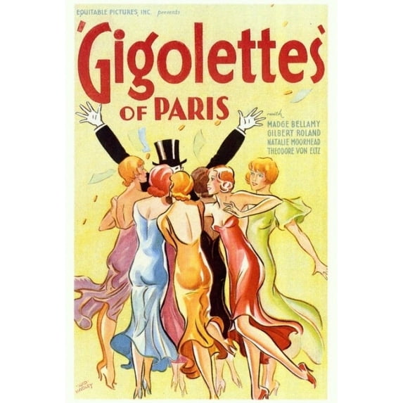 Posterazzi MOVGF5330 Gigolettes of Paris Movie Poster - 27 x 40 in.