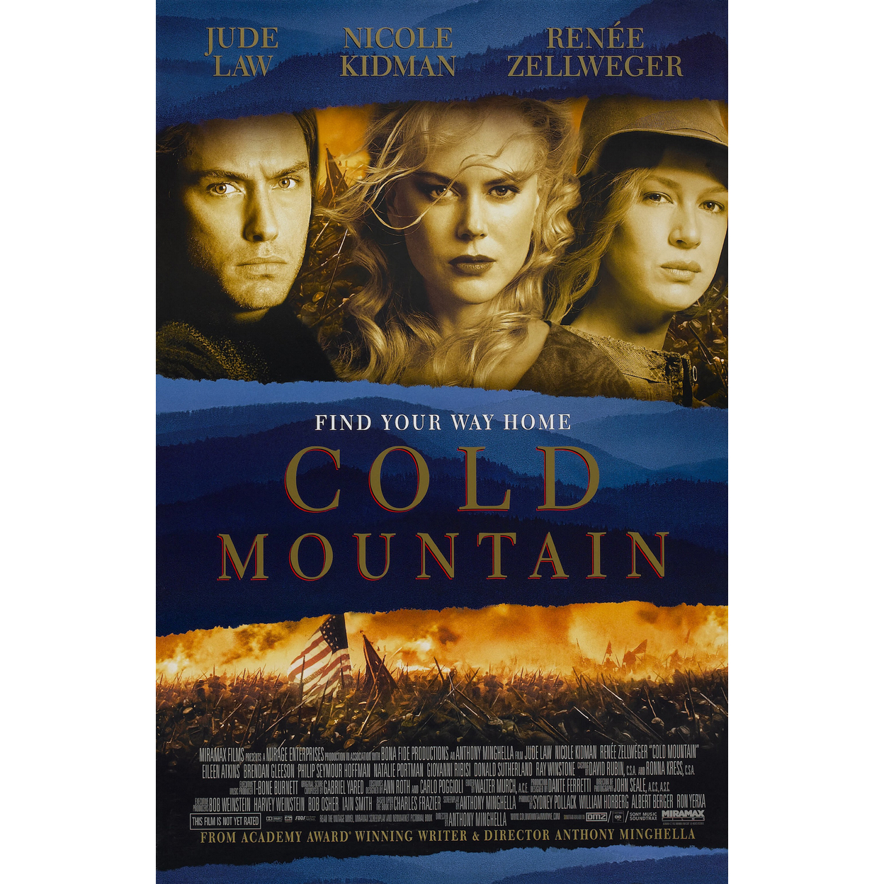 Cold Mountain Movie Poster Print (27 x 40) - Walmart.com