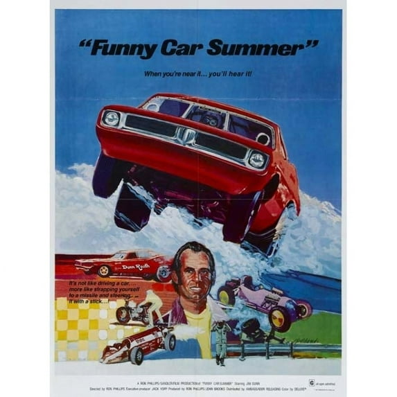 Posterazzi MOVGF7368 Funny Car Summer Movie Poster - 27 x 40 in.