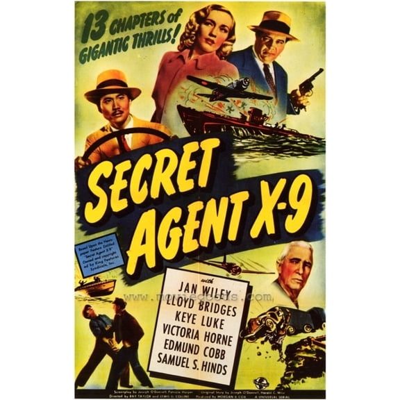 Posterazzi MOVGF8293 Secret Agent X-9 Movie Poster - 27 x 40 in.