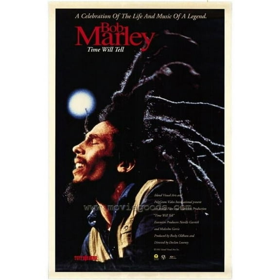 Posterazzi MOVGF8422 Bob Marley-Time Will Tell Movie Poster - 27 x 40 in.