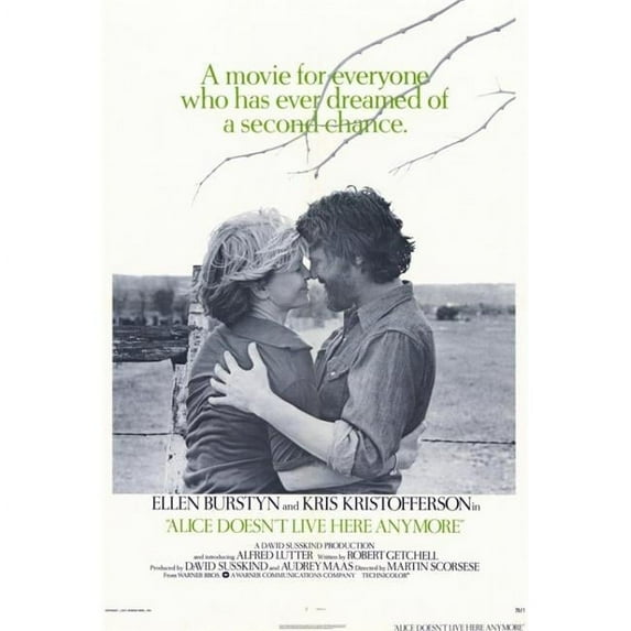 Posterazzi MOVGH1332 Alice Doesnt Live Here Anymore Movie Poster - 27 x 40 in.