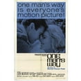 thumbnail image 1 of Posterazzi MOVGH4228 One Mans Way Movie Poster - 27 x 40 in., 1 of 1