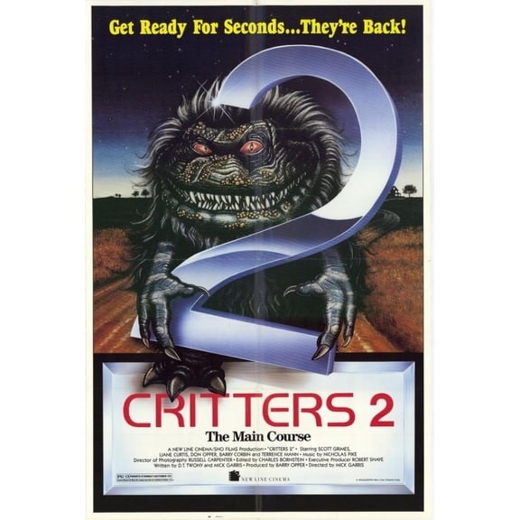 Posterazzi MOVGH4263 Critters 2-The Main Course Movie Poster - 27 x 40 in.