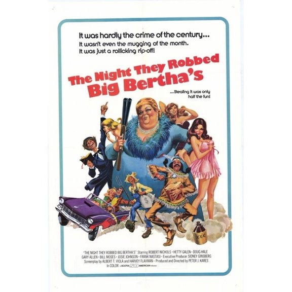 Posterazzi MOVGH5272 The Night They Robbed Big Berthas Movie Poster - 27 x 40 in.