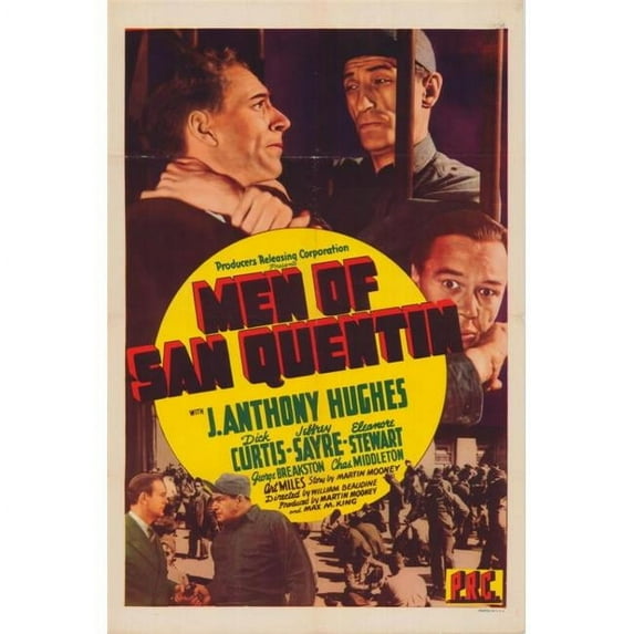 Posterazzi MOVGH5498 Men of San Quentin Movie Poster - 27 x 40 in.
