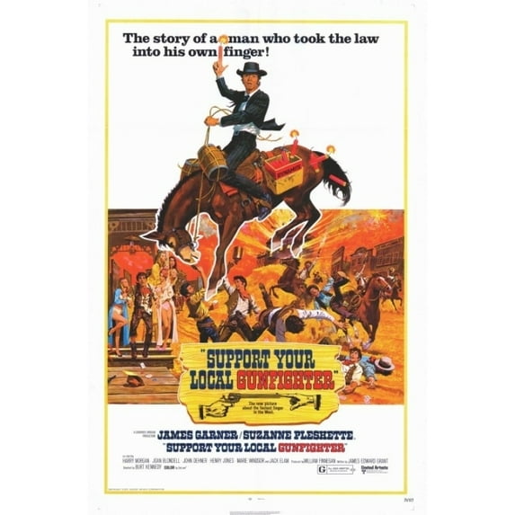 Posterazzi MOVGH6270 Support Your Local Gunfighter Movie Poster - 27 x 40 in.