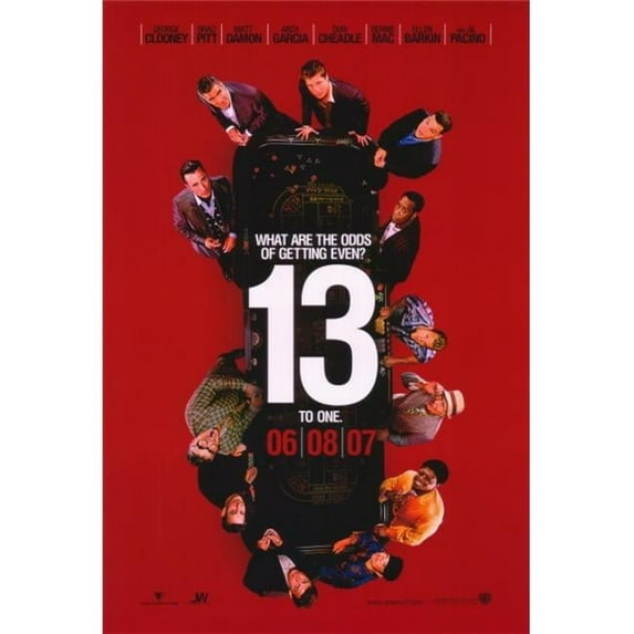 Posterazzi MOVGH9940 Oceans Thirteen Movie Poster - 27 x 40 in.
