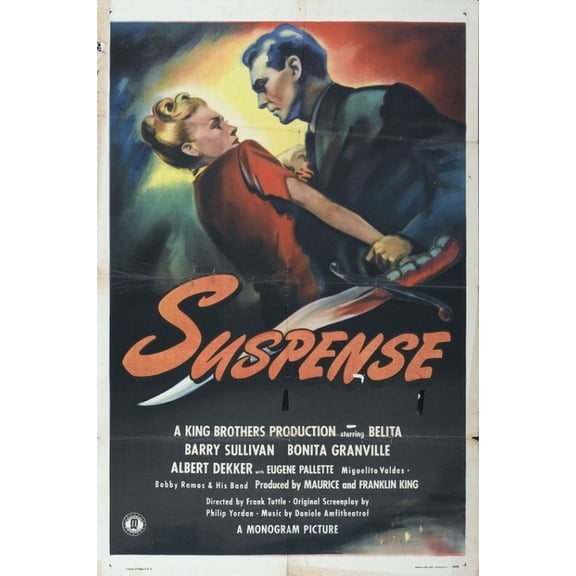 Posterazzi MOVGI7327 Suspense Movie Poster - 27 x 40 in.