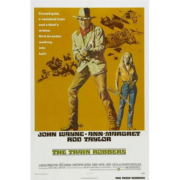 Posterazzi MOVGJ0977 Train Robbers Movie Poster - 27 x 40 in.