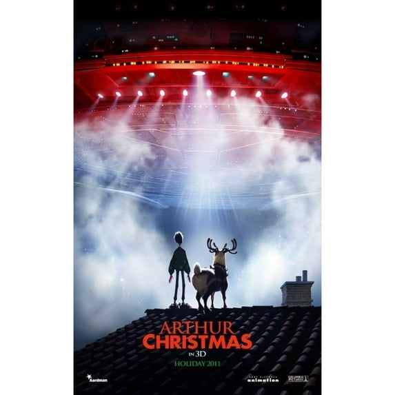 Posterazzi MOVIB27153 Arthur Christmas Movie Poster - 27 x 40 in.
