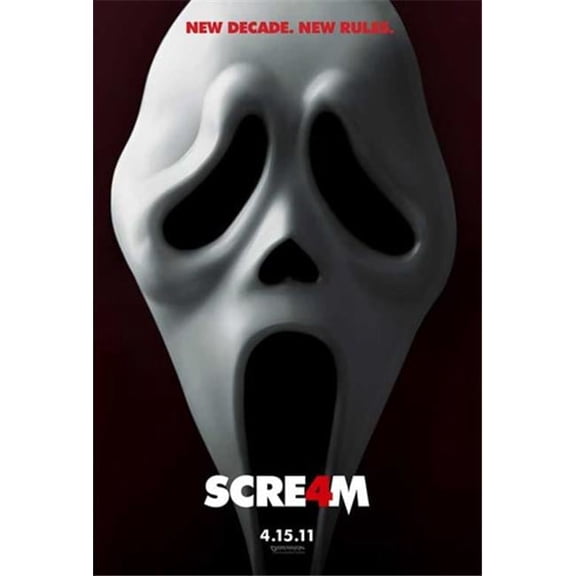 Posterazzi MOVIB41590 Scream 4 Movie Poster - 11 x 17 in.