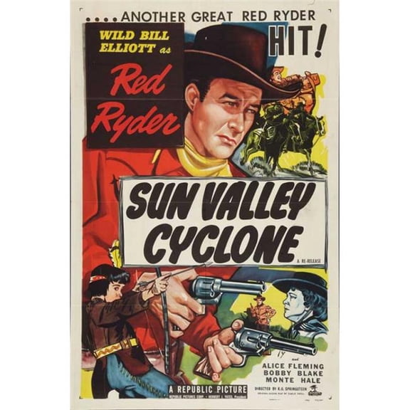 Posterazzi MOVIB46911 Sun Valley Cyclone Movie Poster - 27 x 40 in.