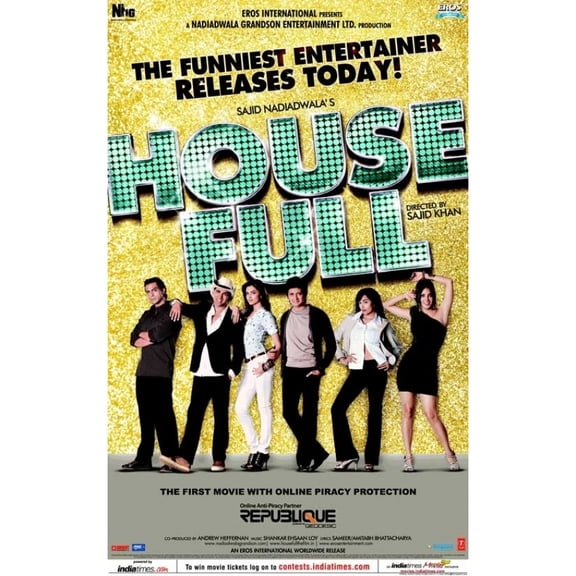 Posterazzi MOVIB67104 House Full Movie Poster - 27 x 40 in.