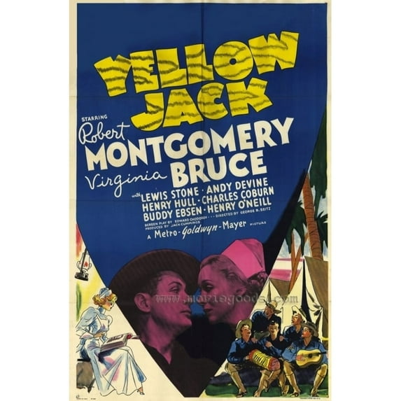 Posterazzi MOVIF3421 Yellow Jack Movie Poster - 27 x 40 in.