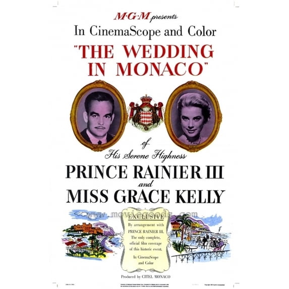 Posterazzi MOVIF4405 The Wedding in Monaco Movie Poster - 27 x 40 in.