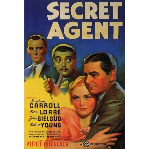 Posterazzi MOVIF6173 The Secret Agent Movie Poster - 27 x 40 in.