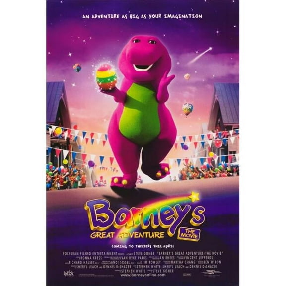 Posterazzi MOVIF6288 Barneys Great Adventure Movie Poster - 27 x 40 in.