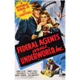 thumbnail image 1 of Posterazzi MOVIF6295 Federal Agents Versus Underworld Inc. Movie Poster - 27 x 40 in., 1 of 1