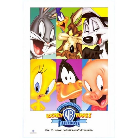 Posterazzi MOVIF6300 Warner Brothers Looney Tunes Cartoons Movie Poster - 27 x 40 in.