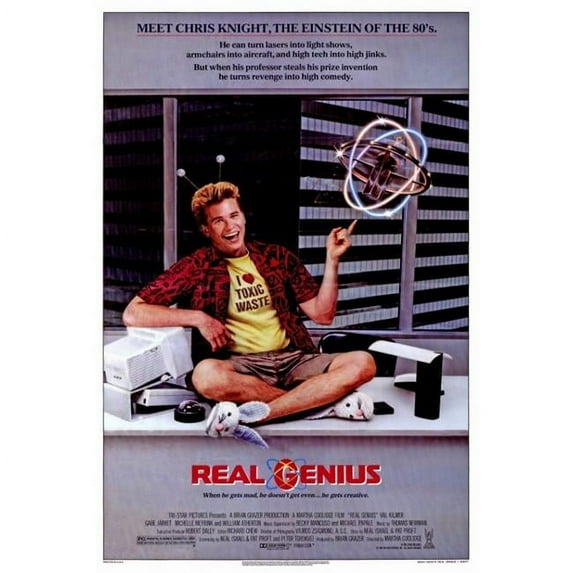Posterazzi MOVIF7301 Real Genius Movie Poster - 27 x 40 in.