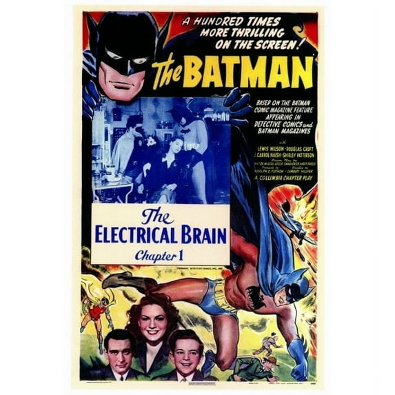 Posterazzi MOVIF8179 Batman Movie Poster - 27 x 40 in.