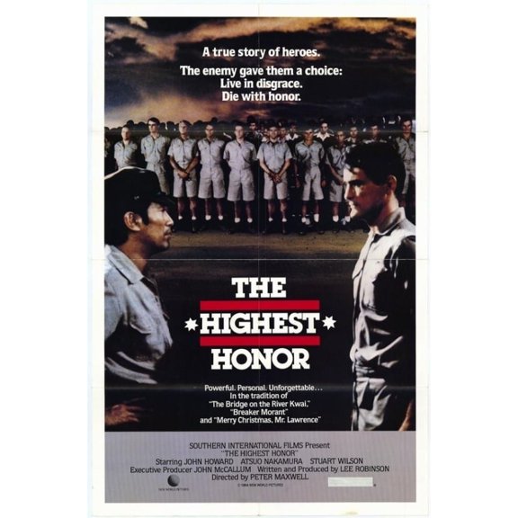 Posterazzi MOVIH0677 Highest Honor Movie Poster - 27 x 40 in.