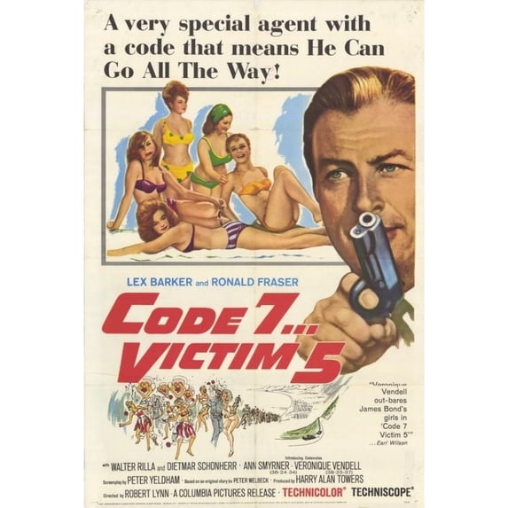 Posterazzi MOVIH1625 Code 7 Victim 5 Movie Poster - 27 x 40 in.
