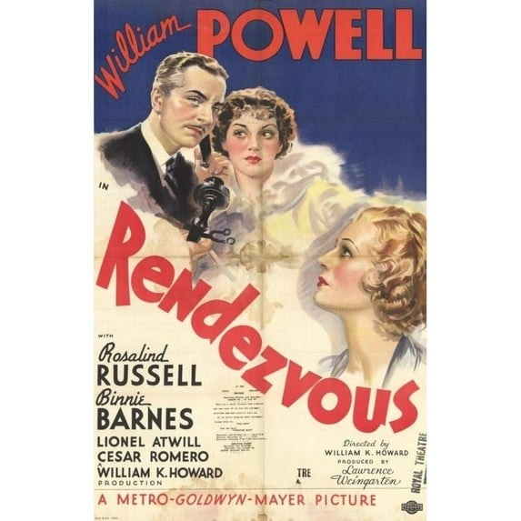Posterazzi MOVIH4708 Rendezvous Movie Poster - 27 x 40 in.