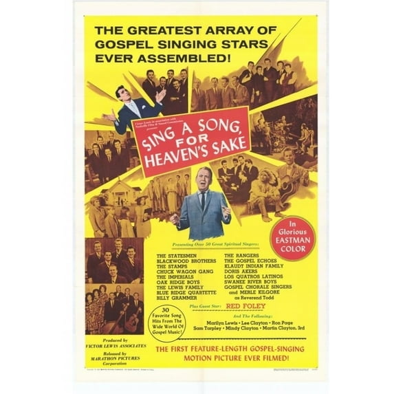 Posterazzi MOVIH6268 Sing a Song for Heavens Sake Movie Poster - 27 x 40 in.