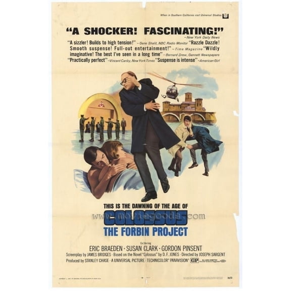 Posterazzi MOVIH7308 Colossus-The Forbin Project Movie Poster - 27 x 40 in.