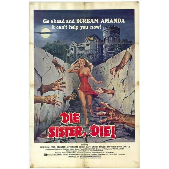 Posterazzi MOVIH7679 Die Sister Die Movie Poster - 27 x 40 in.