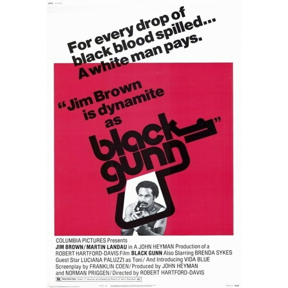 Posterazzi MOVIH8348 Black Gunn Movie Poster - 27 x 40 in.
