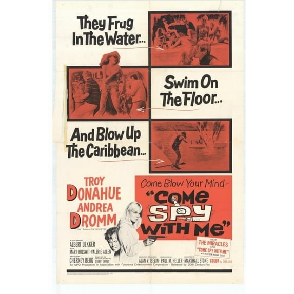Posterazzi MOVIH9261 Come Spy with Me Movie Poster - 27 x 40 in.