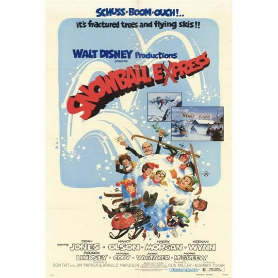 Posterazzi MOVIH9344 Snowball Express Movie Poster - 27 x 40 in.