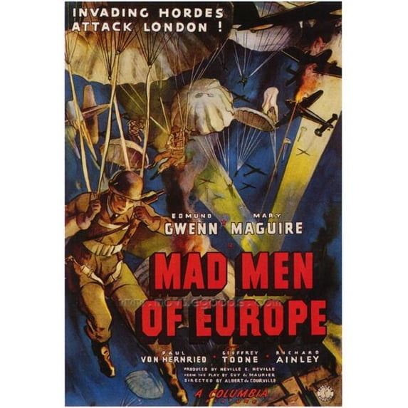 Posterazzi Mad Men of Europe Movie Poster - 27 x 40 in.