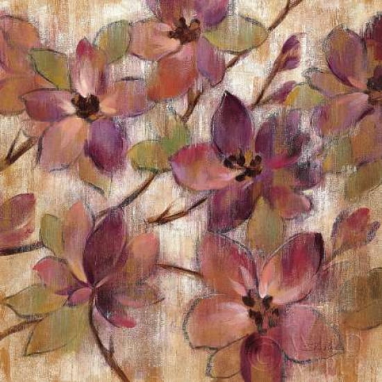 Posterazzi Magenta Branch II Canvas Art - Silvia Vassileva (24 x 24)