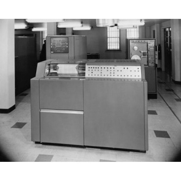 Posterazzi Mainframe in a computer lab Canvas Art - (24 x 36)