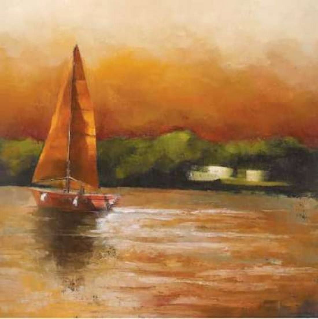 Posterazzi Majorcan Sail Petites A Canvas Art - Adam Rogers (24 x 24)