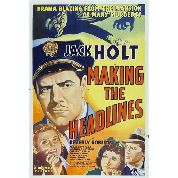 Posterazzi Making the Headlines Movie Poster - 27 x 40 in.