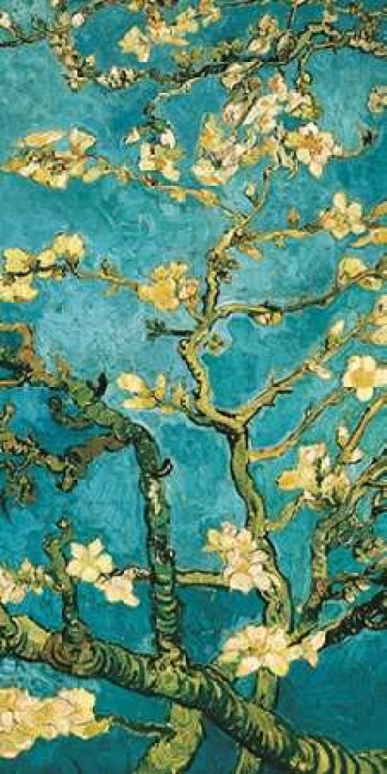 Posterazzi Mandorlo in fiore II Canvas Art - Vincent Van Gogh (10 x 20)