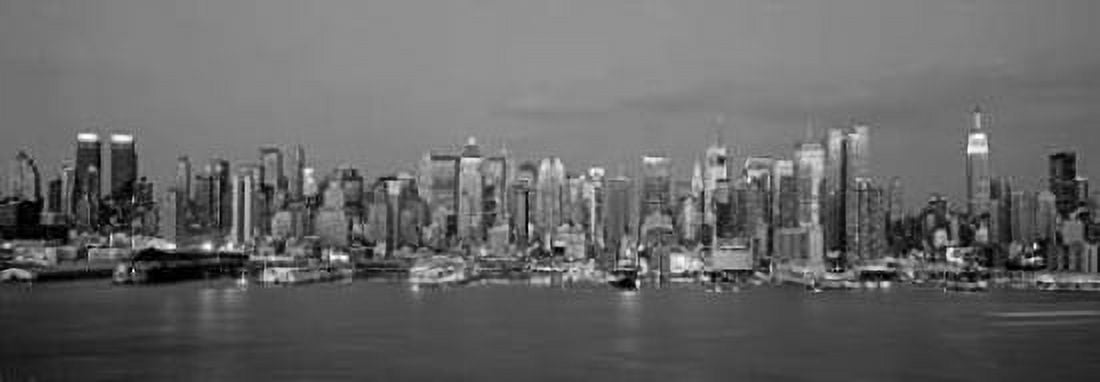 Posterazzi Manhattan Skyline NYC Canvas Art - Richard Berenholtz (24 x 48)