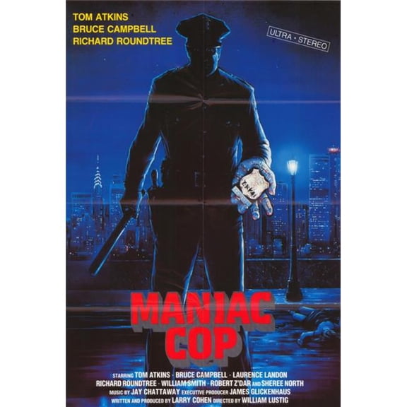Posterazzi Maniac Cop Movie Poster - 27 x 40 in.