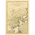 thumbnail image 1 of Posterazzi Map of China & Japan, Circa.1760 From -Atlas De Toutes Les Parties Connues Du Globe Terrestre by Cartographer Rigobert Bonne Published Geneva Circa 1760 Poster Print, 12 x 17, 1 of 4