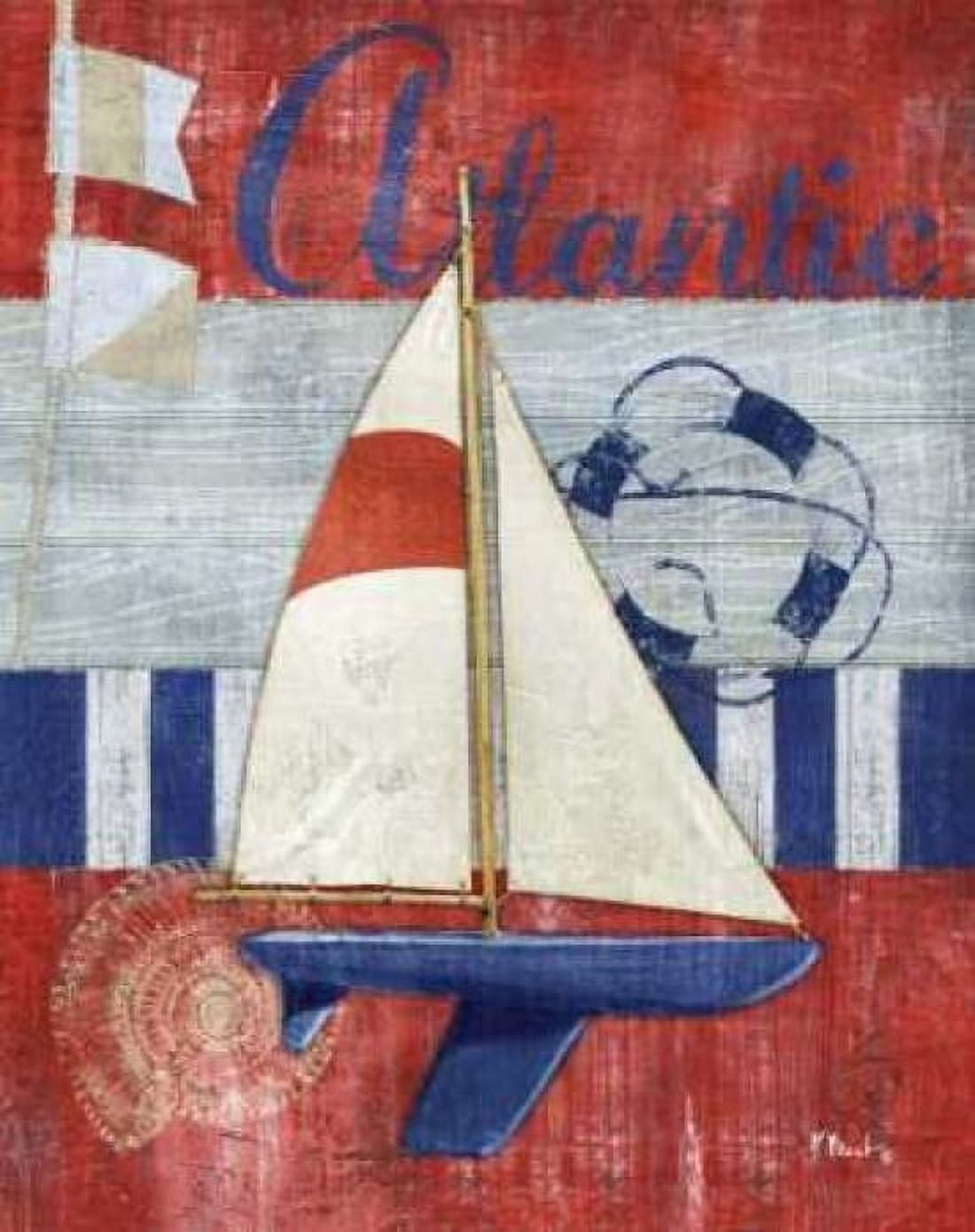 Posterazzi Maritime Boat I Canvas Art - Paul Brent (24 x 30)