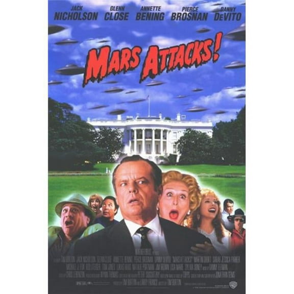 Posterazzi Mars Attacks Movie Poster - 11 x 17 in.