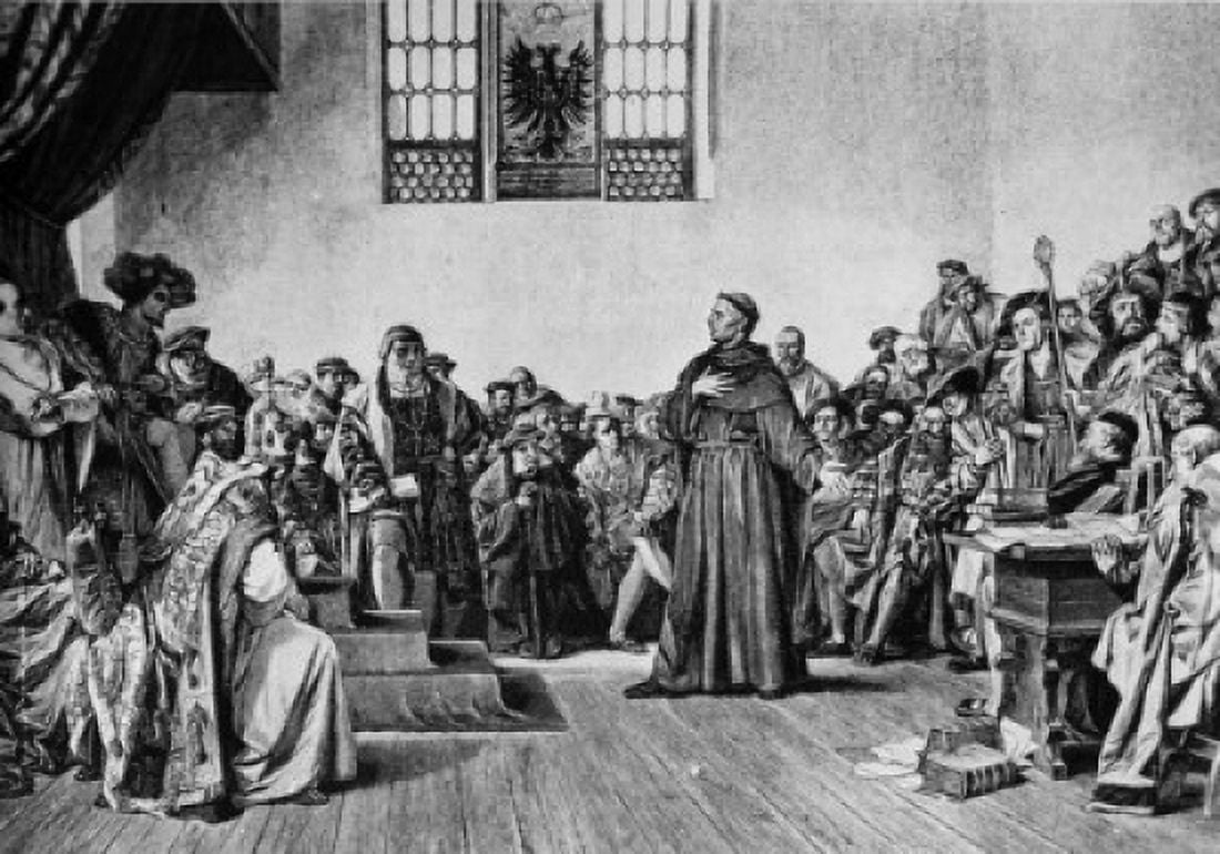 Posterazzi Martin Luther The Great Reformer print Canvas Art - (24 x 36)