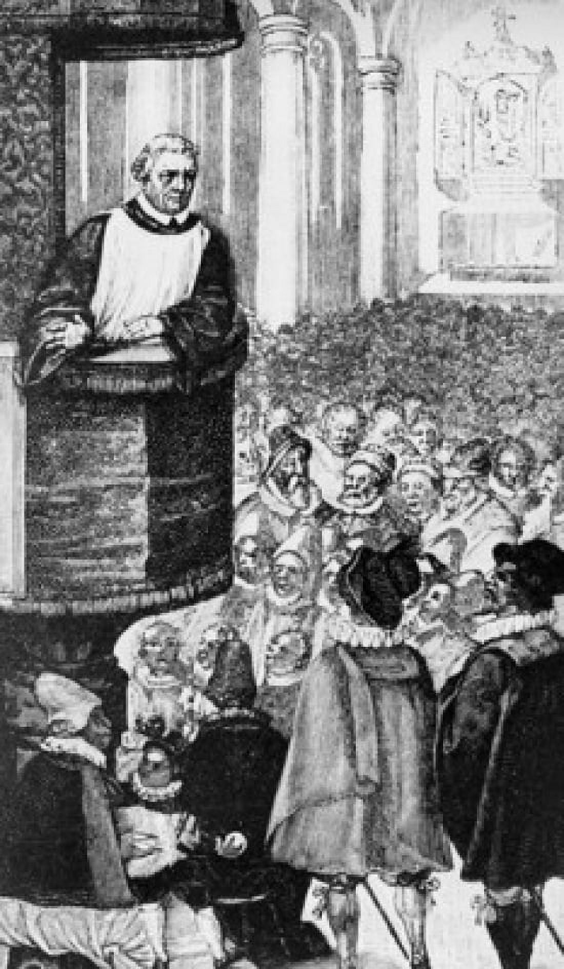 Posterazzi Martin Luther The Great Reformer print Canvas Art - (24 x 36)