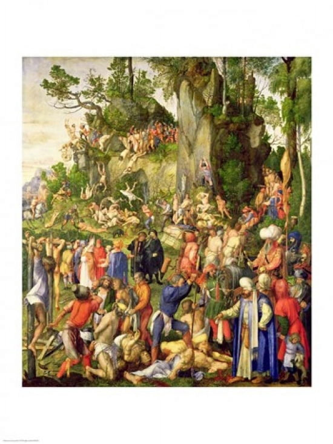 Posterazzi Martyrdom of the Ten Thousand 1508 Canvas Art - Albrecht Durer (24 x 36)